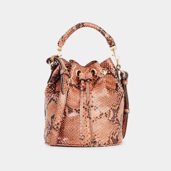 Ann Taylor pink snakeskin bag - Picture 1 of 11